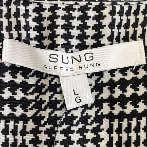 ALFRED SUNG Pattern Shirt NWT - Picture 4 of 6